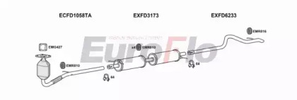 Система выпуска ОГ EuroFlo FDTRA20D 9008D